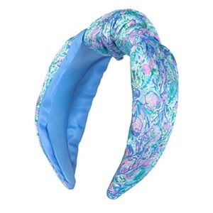 Lilly Pulitzer Blue and Pink Knotted Hair Accessory